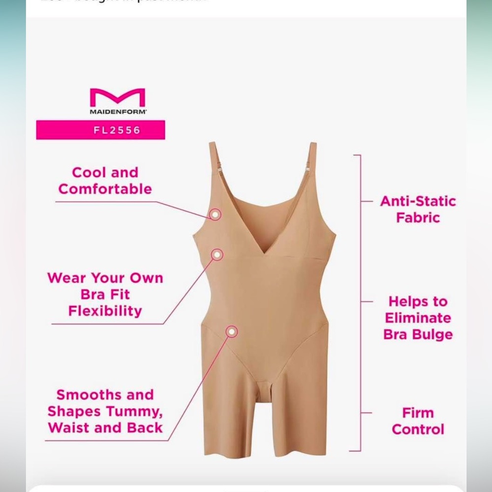 size XL womens shapewear maidenform